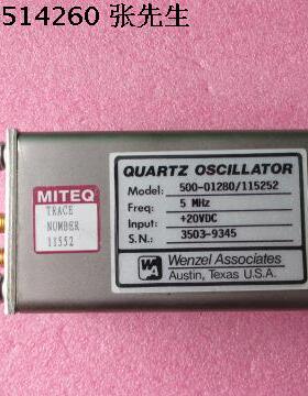 Wenzel Associates 500-01280/115252 射频 5MHz OCXO 恒温晶振