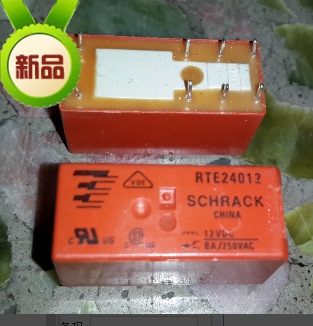 泰科SCHRACK功率继电器RT424024 24VDC 8A/250VAC 二开二闭