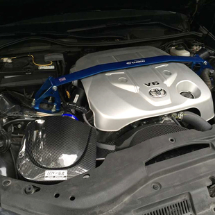 适配丰田皇冠锐志老新锐志涡流3三代EDDY碳纤进气风箱冬菇头改装