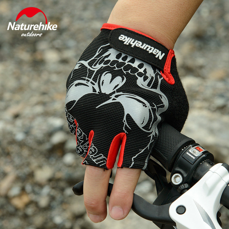 Gants de cyclisme mixte NATUREHIKE - Ref 2245024 Image 1