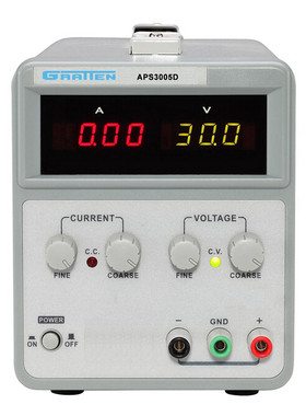 现货安泰信APS3005D 30V5A直流稳压电源带过载保护（送电源线）