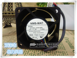 1.65A 2415KL 04W 日本NMB 6cm DC12V B86 双滚珠暴力风扇 6038