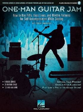 【预订】One-Man Guitar Jam: How to Use Riffs...