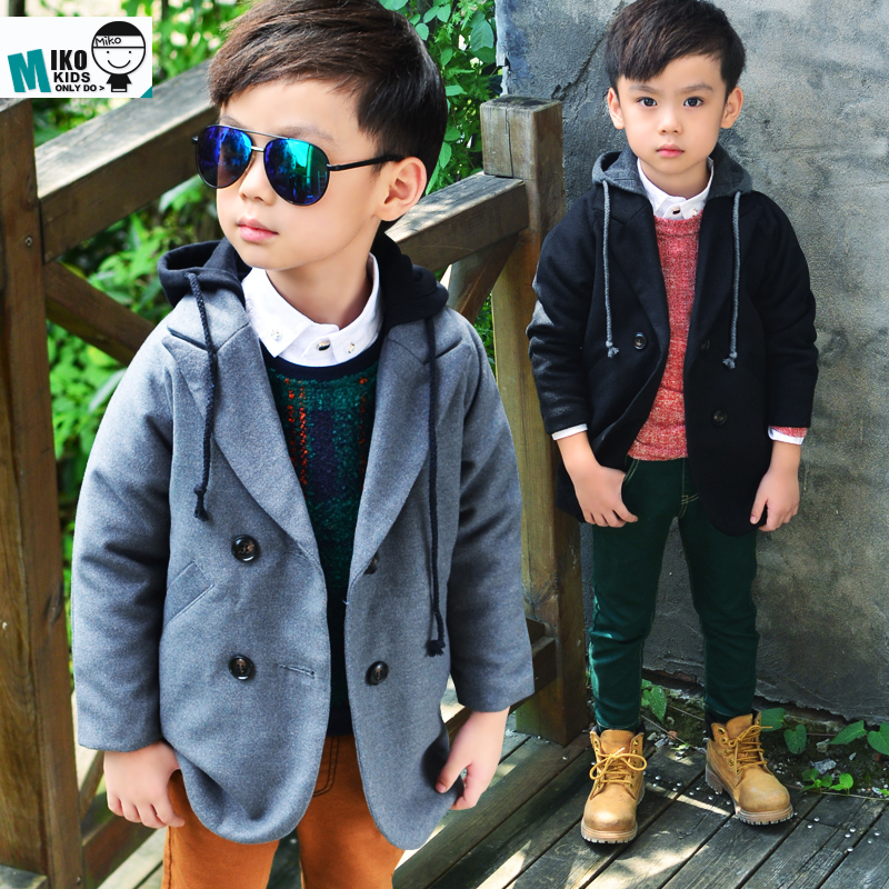 Manteau pour garcon en laine - Ref 2161414 Image 1