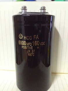 正品日立螺丝脚电容160V6800UF质量保证 可代替100V6800UF