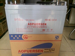 奥普森UPS不间断电源蓄电池铅酸免维护蓄电池 12V 100AH