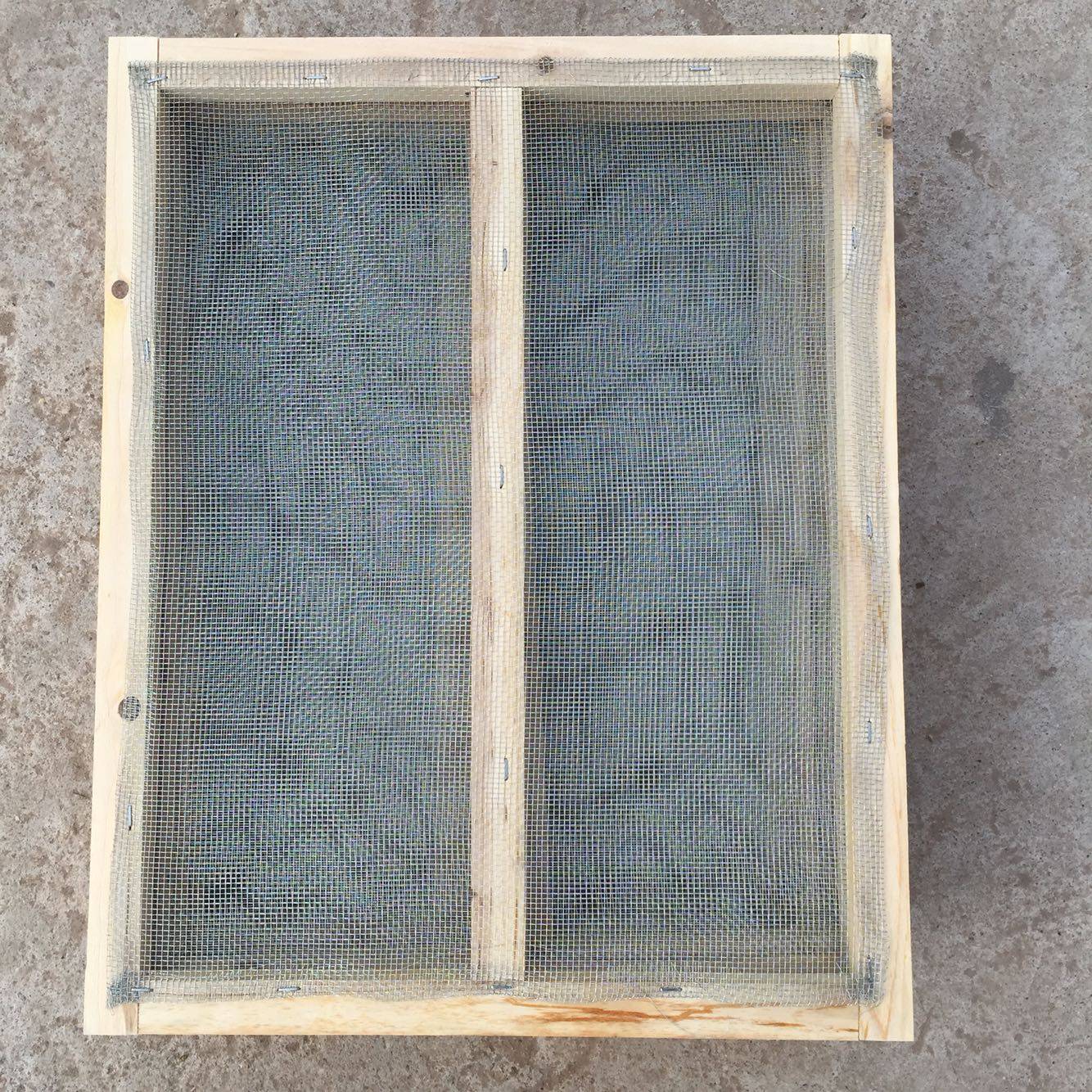 标准纱盖十框箱纱盖订好纱窗订好铁纱纱盖 纱盖 铁纱 蜂箱2公分厚