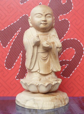 工艺品手把件礼佛小叶黄杨木雕