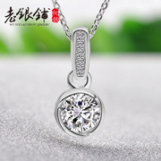 Old Pu S925 silver decoration necklace women Korea fashion short clavicle necklace silver necklace jewelry birthday gifts