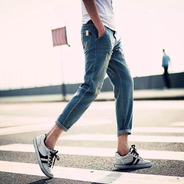 Jeans pour adolescent pour été - Ref 1466562 Image 1