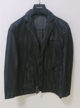 专柜正品利郎男装春秋外穿薄外套休闲单衣2CXD031YA 黑色 769