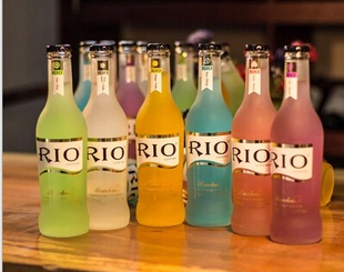 新款热销275ml蒙砂高档酒瓶 彩虹瓶 星空瓶 酒柜装饰设计瓶 花瓶