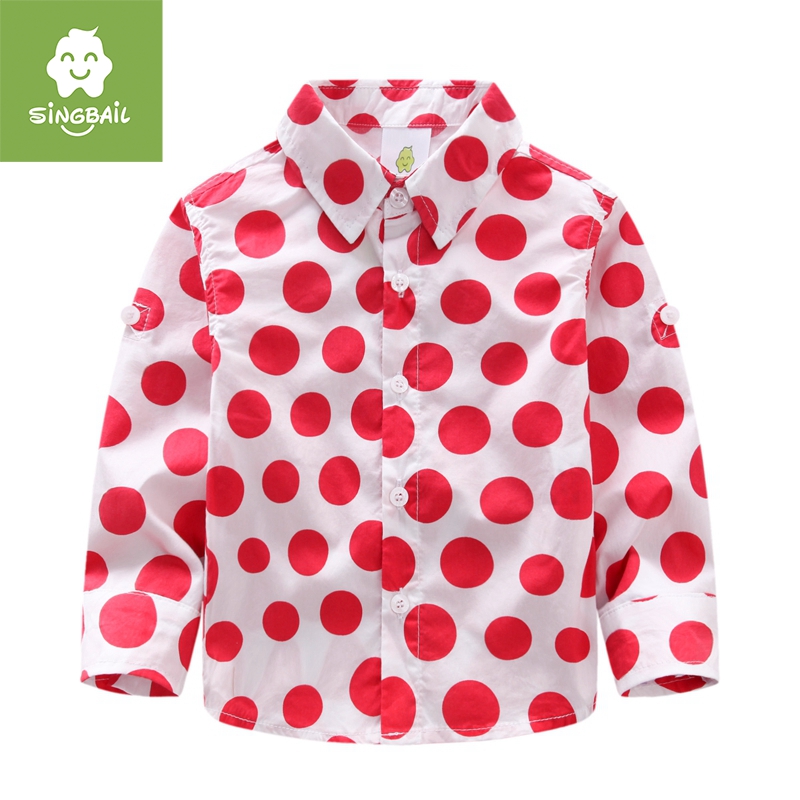 Chemise enfant SINGBAIL à manche longue - Ref 2083021 Image 1