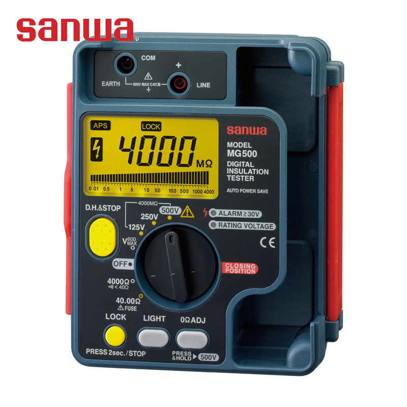 日本三和 SANWA MG500/1000/MG5000绝缘电阻测试仪高压兆欧表正品