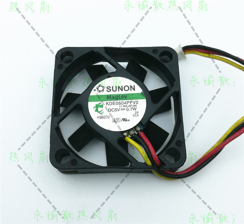 原装 建准 KDE0504PFV2 4010 5V 0.7W 显卡 静音 3线散热风扇 4CM