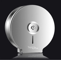 亿高K723S亮光不锈钢商用不锈钢大卷纸盒厕纸架卷纸架