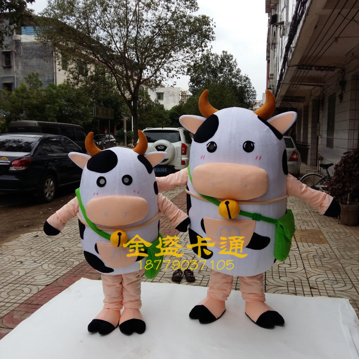 奶牛卡通人偶服动漫玩偶道具定制