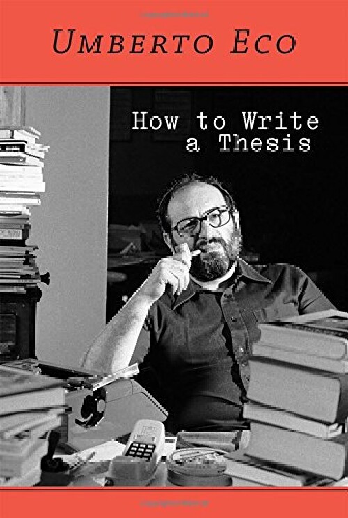 【预售】umberto eco: how to write a thesis 翁贝托·埃科:如何写