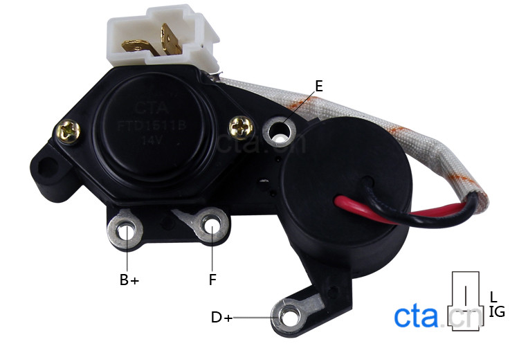 松花江中意,一汽佳宝,奇瑞QQ/余姚三电发电机/CTA调节器1511BK