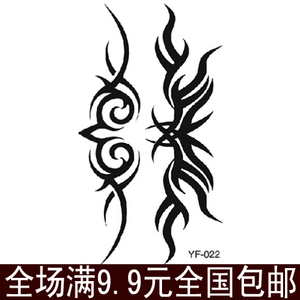 原创 男女仿真防水个性图腾纹身贴刺青 脚踝手臂腰背纹身贴纸