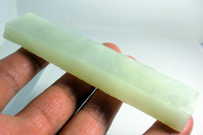 纯天然岫玉印章岫岩玉毛料DIY印章或雕刻小件练手或标本特价-3