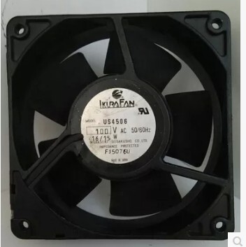 US4506W 100V 育良带传感器进口耐高温交流滚珠铁叶全金属风扇