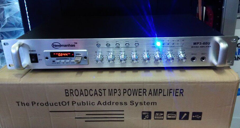 Newman Sail MP3-60UL Dual purpose Amplifier with USB SD FM Fixed Resistance and Voltage, 5 Zones and Bluetooth