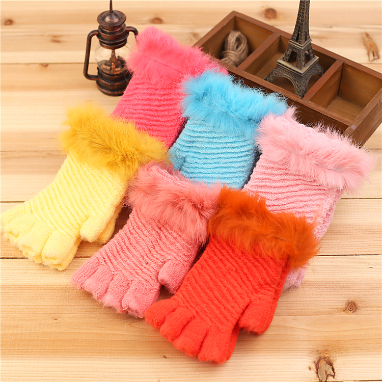 Gants pour fille XIRUI en laine - Ref 2150556 Image 1
