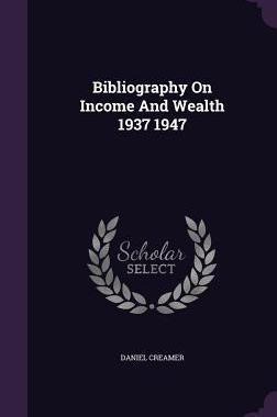 【预售】Bibliography on Income and Wealth 19...