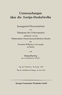 【预订】Untersuchungen Uber Die Auriga-Dunke...