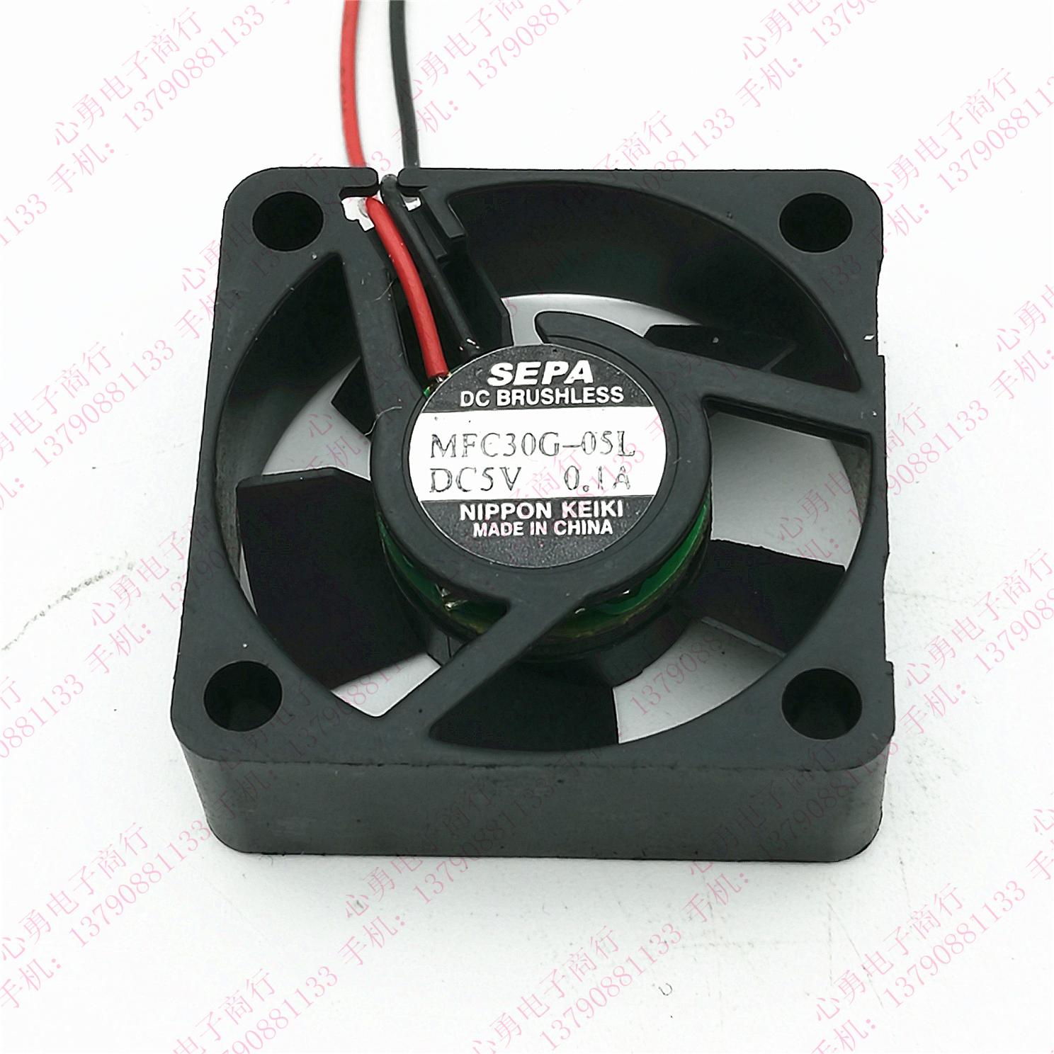 原装SEPA MFC30G-05L 5V 0.1A 3010 3cm 路由器 静音 2线散热风扇