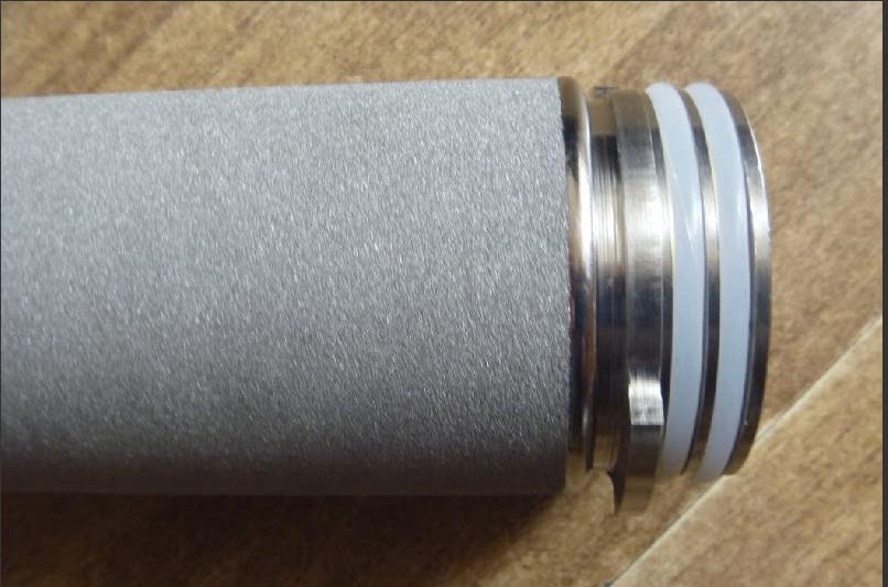 钛棒滤芯 金属粉末烧结滤芯  直径60mm  不锈钢226插口可开票