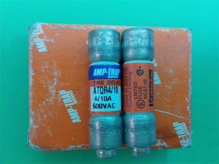 ATQR 4/10 AMP TRAP法雷10X38陶瓷延时熔断器保险丝 0.4A正品