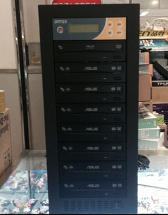 华硕一拖七DVD光盘拷贝机 刻录塔 1拖7智能光盘拷贝塔 华硕品质行