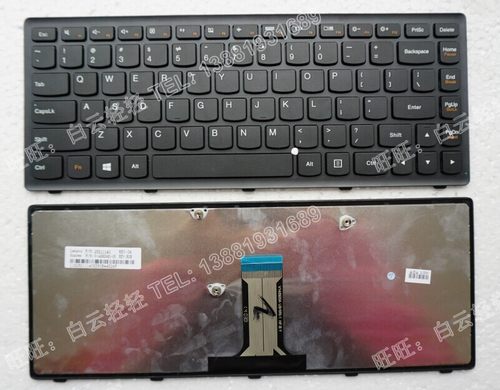 联想LENOVO G400S FLEX14 N410 G405S S410P Z410键盘银框黑框
