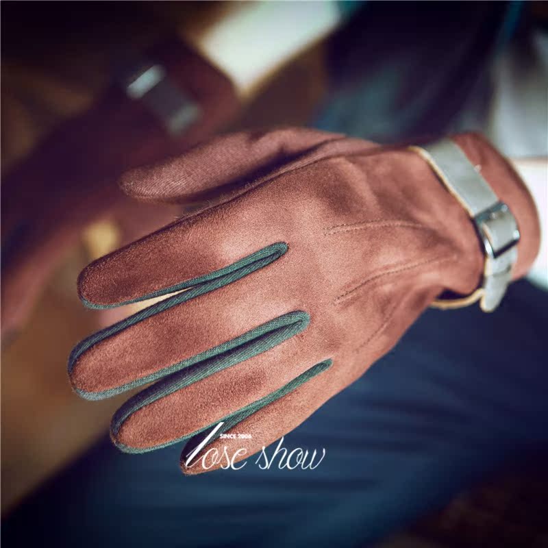 Gants pour homme en velours - Ref 2782576 Image 3