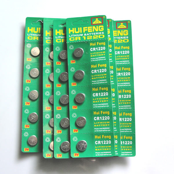 New 5x CR1220 LM1220 Lithium 3V ButtonCell Battery 纽扣电池