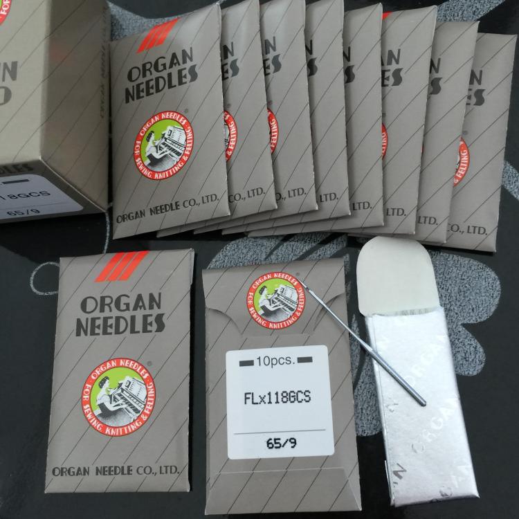 四针六线机针进口风琴机针拼缝机针FLX118GCS FL*118GCS 10包价格