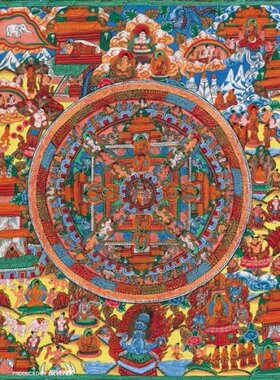 绝版现货 日本BEVERLY进口拼图 唐卡 宇宙圣坛曼陀罗 迷你 300片