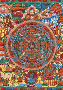 绝版现货 日本BEVERLY进口拼图 唐卡 宇宙圣坛曼陀罗 迷你 300片