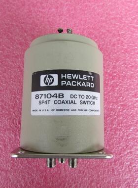 87104B  HP  DC-20GHz SP4T 24V SMA 单刀四掷射频微波同轴开关
