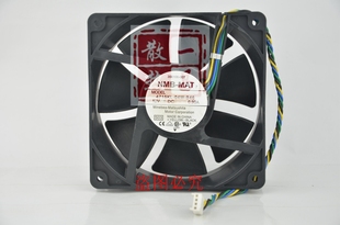 04W 全新原装 12V0.90A双滚珠4线PWM风扇4715KL 12cm12038 B46 NMB