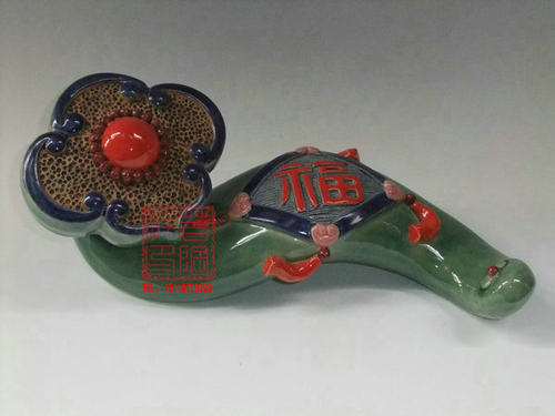 陶瓷工艺品 石湾公仔 如意摆件 吉祥物