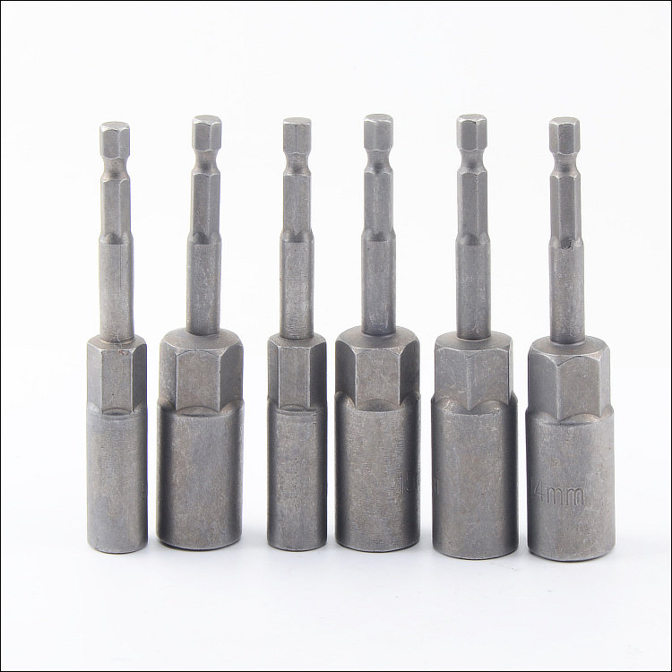 Mũi gió lục giác sâu và kéo dài Mũi khoan điện 1/4 Mũi tuốc nơ vít lục giác 6.35 100MM mũi khoan bê tông mũi khoan taro