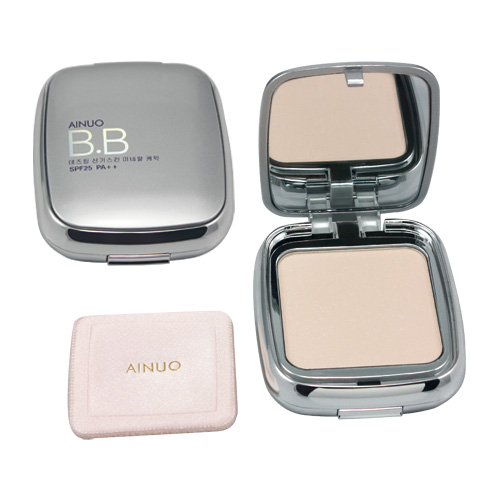 爱诺容耀奇肌矿物BB粉饼【干、湿、闪】遮瑕亮肤定妆正品包邮