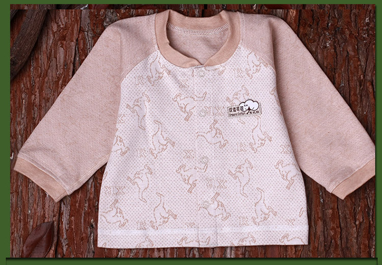 天然彩棉对襟衣服春装外出开衫