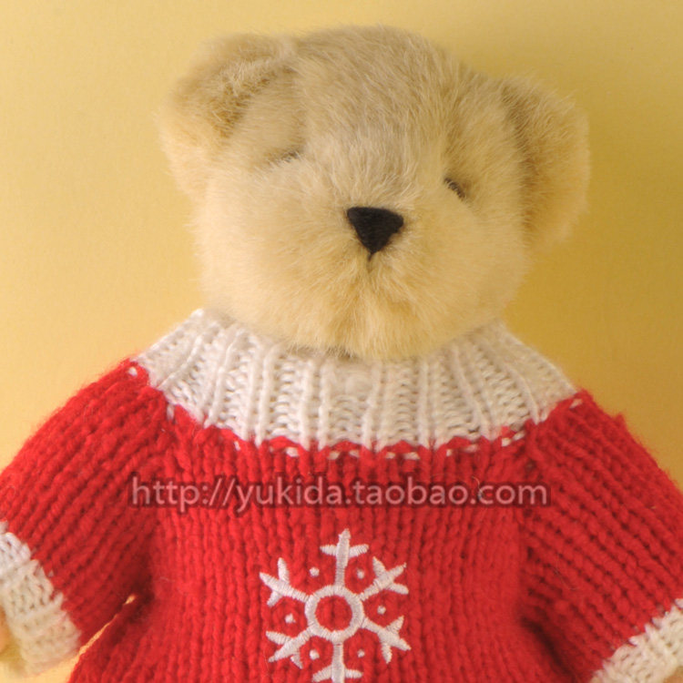 正版美国North AmericanBear关节泰迪熊毛绒布艺类玩具公仔圣诞