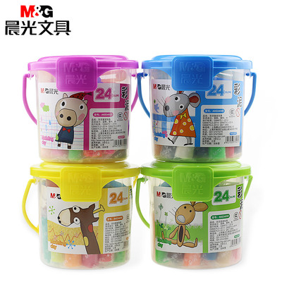 晨光ake04005手提筒装文具色彩泥