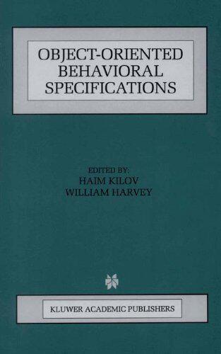 【预售】Object-Oriented Behavioral Specifications