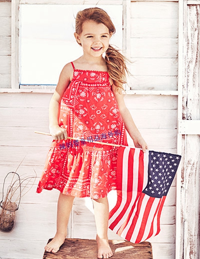 oshkosh美国模特吊带裙包邮现货